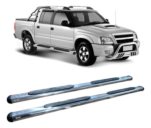 Estribo S10 1995 A 2011 Oval Oblongo Cromado C D