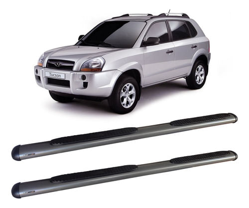 Estribo Oval Tucson 2005 A 2016 Grafite