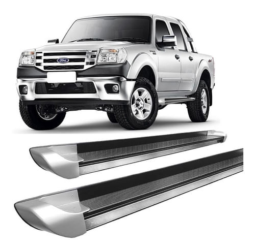 Estribo Ranger 1995 A 2012 Personalizado Prata C D