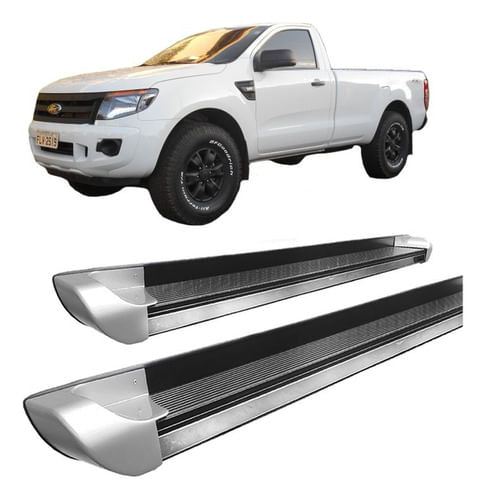 Estribo Ranger 1995 A 2012 Personalizado Prata C S