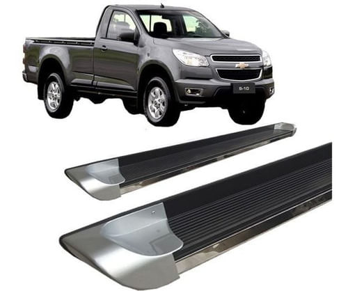 Estribo S10 2012 A 2020 Personalizado Prata C S