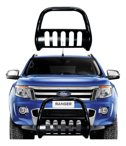 Para-choque De Impulsão Ranger 13 A 2020 Preto Prot Crafite