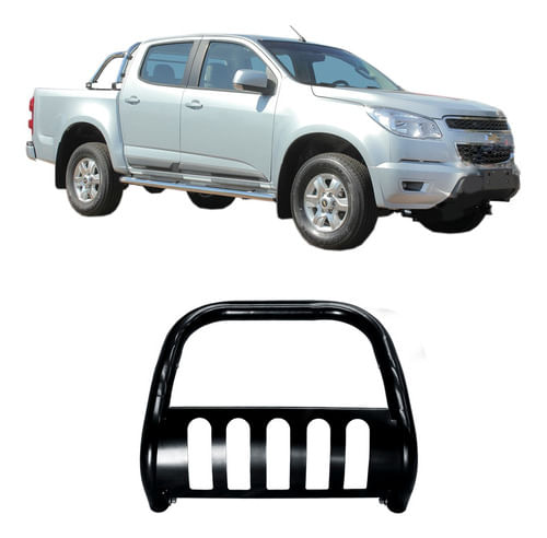 Parachoque De Impulsão S10 S-10 2012 A 2020 C/protetor Preto