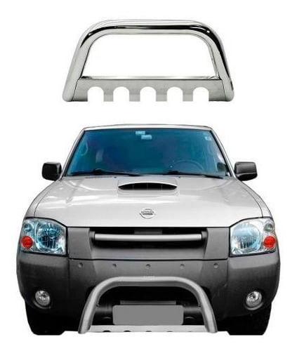 Para-choque De Impulsão Frontier 2003 A 2007 C/p Cromado