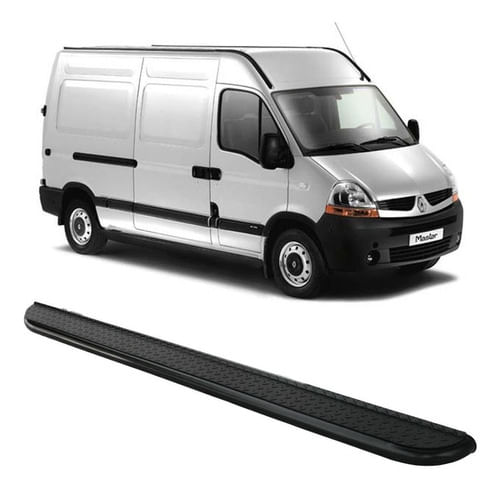 Estribo Chapa Master L2H2 2,5" Preto