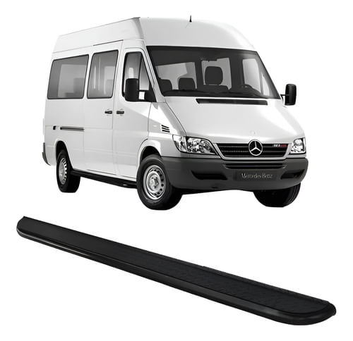 Estribo Chapa Sprinter 313D Cromado Lado Passageiro