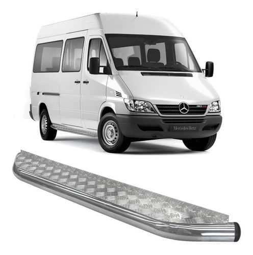 Estribo Chapa Sprinter 413 Cromado