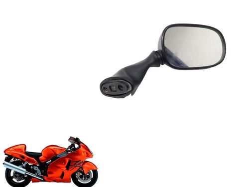 Espelho Retrovisor Direito Hayabusa 1300 1999 2008 C/detalhe