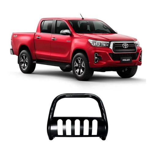 Para-choque De Impulsão Hilux 19 A 2020 Preto C/chapa