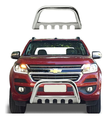 Para-choque De Impulsão S10 12 A 2020 Cromado C/chapa