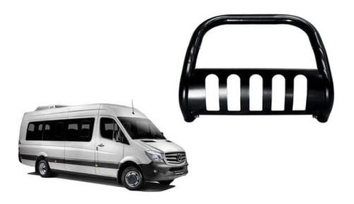 Para-choque De Impulsão Sprinter Preto C/protetor.