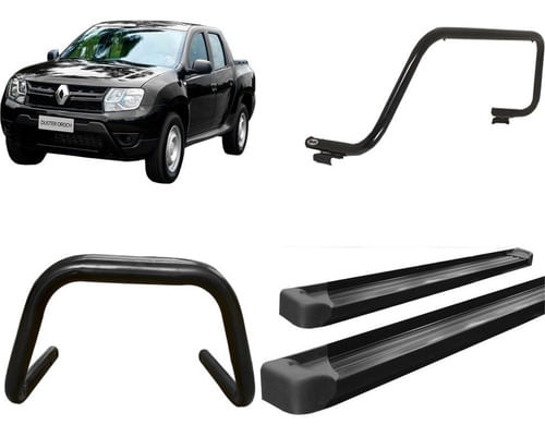 Kit Quebra Mato Estribo Plataforma Santo Antônio Oroch Preto