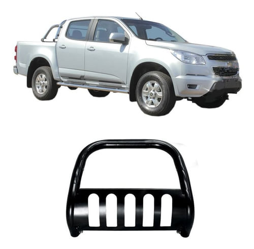 Para-choque De Impulsão S10 2012 A 2020 C/protetor Preto