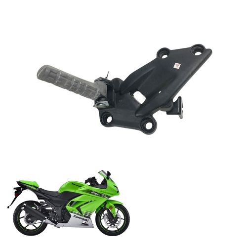Bacalhau + Pedaleira Ld Ninja 250 08/12 Original Seminovo