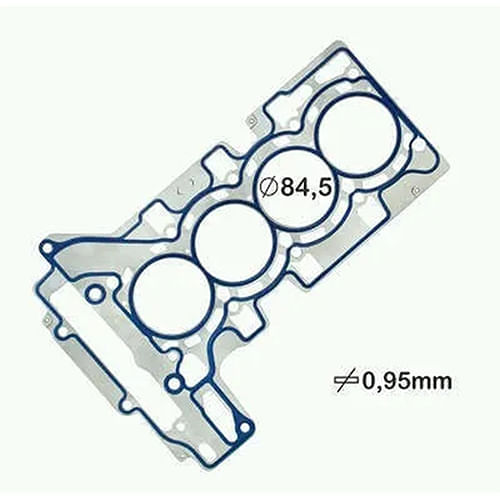 JUNTA DO CABECOTE - BMW 125 320 328 518 520 2.0 16V APOS 2011 0,75MM