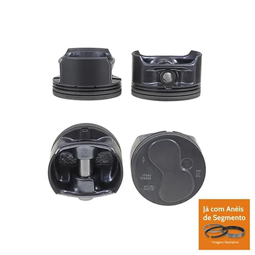 PISTAO COM ANEL - FORD ECOSPORT FIESTA FOCUS 1.6 8V ZETEC ROCAM FLEX