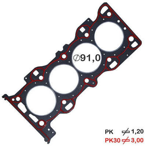 JUNTA DO CABECOTE - FORD RANGER FUSION 2.5 16V APOS 2013 DURATEC