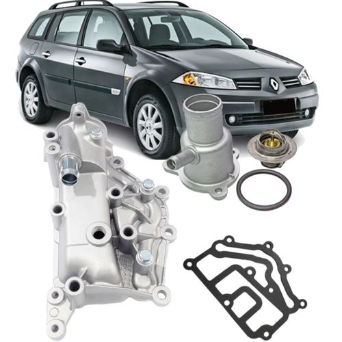 Valvula Termostatica Com Carcaça Megane Duster Grand Tour 2.0 16v F4r