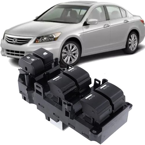 Comando Botao Vidro Eletrico Accord Ex 3.5 V6 24v 2008-2014