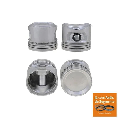 PISTAO COM ANEL - FIAT ELBA PREMIO 1.5 8V NAC GAS APOS 1990