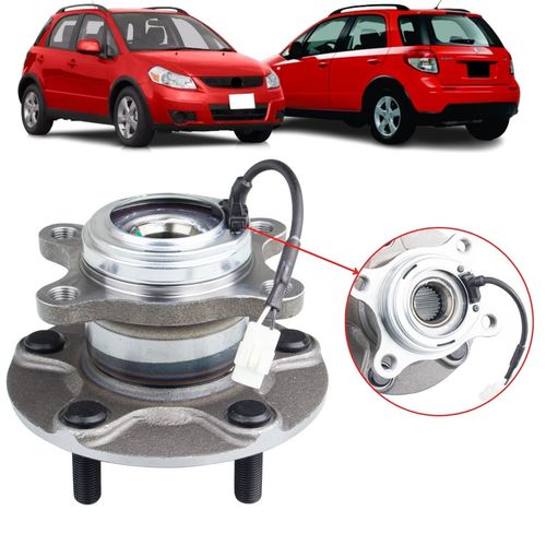 Cubo de Roda Traseiro Suzuki SX4 2.0 2006 Em Diante