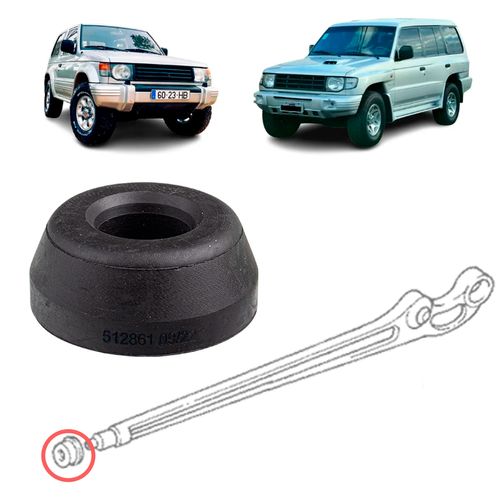 Bucha ponta do braço traseiro Mitsubishi Pajero 2.5 GLX - 1991 A 1994 / 2.8 GLS-B FULL - 1994 A 2000