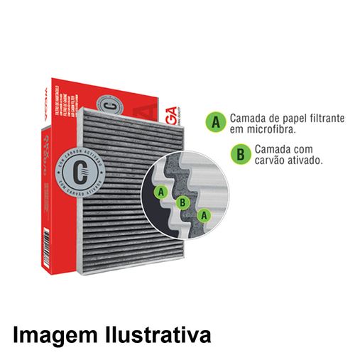 Filtro Ar Cabine Nissan Versa 2015 a 2020 - 799399 - AKX1925