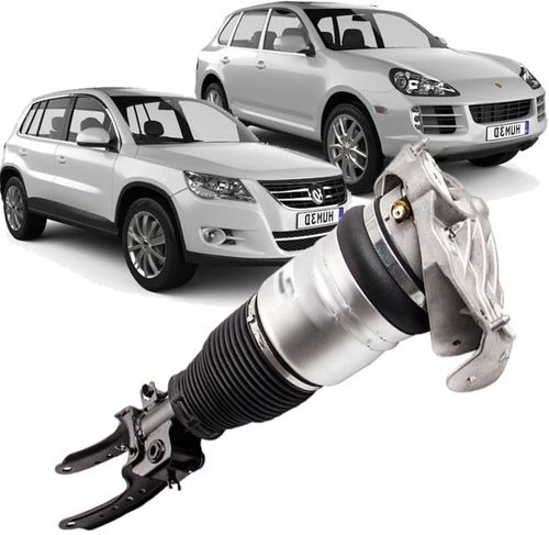 Amortecedor com Bolsa de Ar Audi Q7 Cayenne Touareg de 2002 À 2010 - Dianteiro Direito