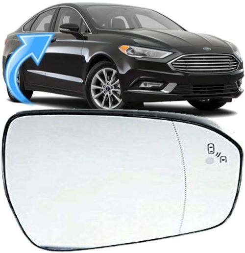 Lente do Espelho Retrovisor Fusion 2.5 Flex e 2.0 Titanium de 2016 À 2020 - Ld Direito