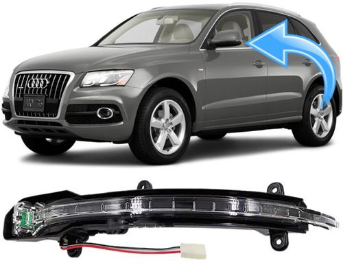 Pisca Seta Retrovisor Audi Q5 de 2009 À 2017 - Ld Esquerdo