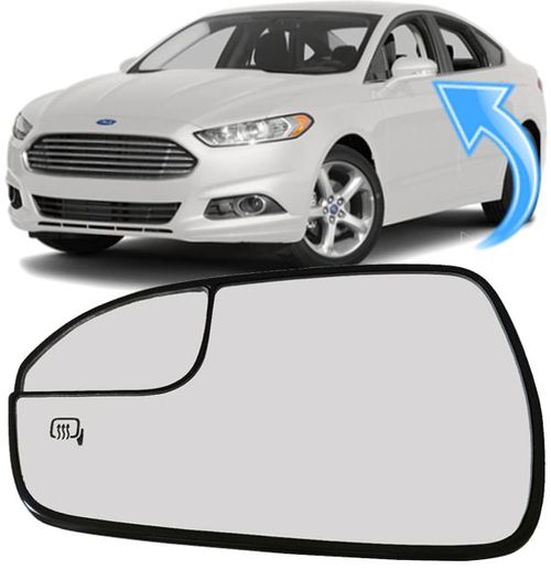 Lente do Espelho Retrovisor Fusion 2.5 16V Flex de 2013 À 2016 - Ld Esquerdo