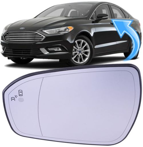Lente do Espelho Retrovisor Fusion 2.5 Flex e 2.0 Titanium de 2016 À 2020 - Ld Esquerdo