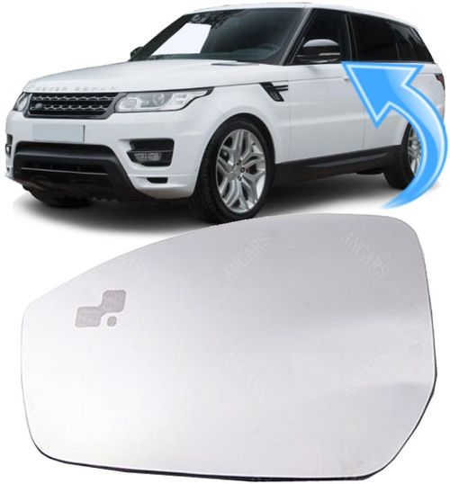 Lente do Espelho Retrovisor Range Rover Sport 3.0 e 5.0 Supercharger de 2013 À 2020 - Ld Esquerdo