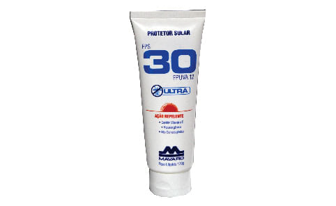Protetor solar fps 30 com repelente 120g - Mavaro