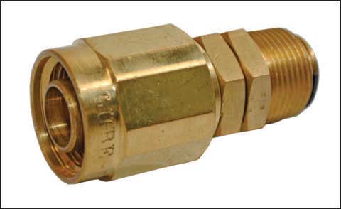 Terminal giratório 28mm para magueira 3/4 polegadas / UN / Lubefer