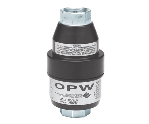 conector para válvula de segurança breakaway 3/4" sem extensão reconectável 66rec-1000   / UN / Opw