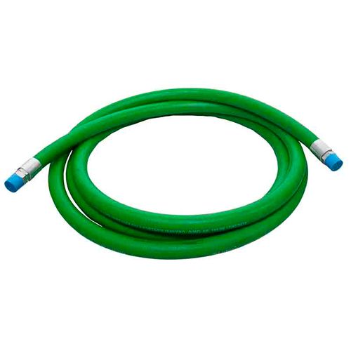 mangueira de combustível 3/4 verde 1 terminal fixo e 1 giratório em alumínio     / UN / Lubmix
