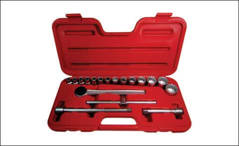 Jogo Soquete Estriado 1/2" d26 - Robust