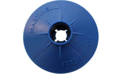 Protetor antirespingo para bico de abastecimento azul / UN / Mml