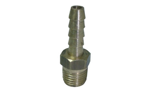 Espigão fixo macho 1/4 para mangueira 3/8 / UN / Lubefer