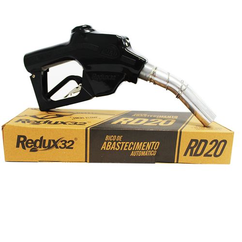 Bico automático para abastecimento RD20 alta vazão 1" ponteira curta preto - Redux32