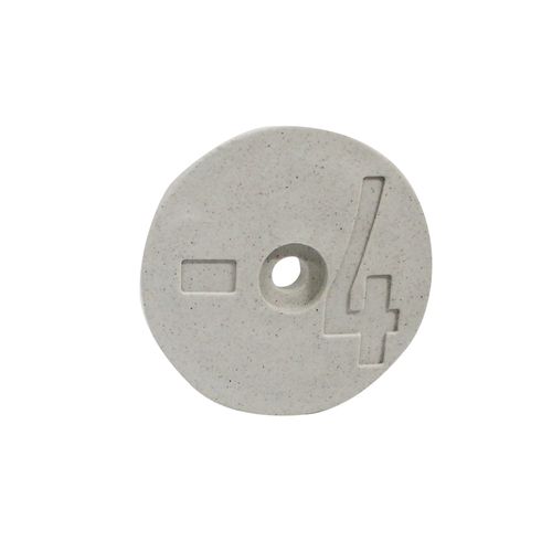 Número para disco de identificação nº 4  - Zarzur