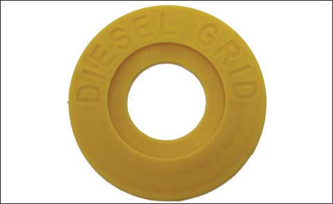 disco de identificação de combustível amarelo diesel grid    / UN / Zarzur