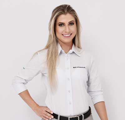 camisa gerente feminina manga longa m 2      / UN / Brmania