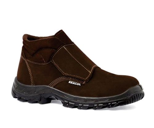 Botina Marrom Velcro N.41 - Bracol