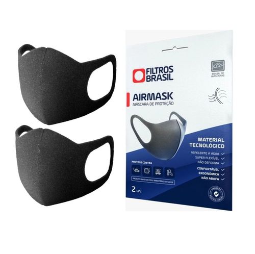 Kit com 2 un. Máscara Facial Poliuretano Tamanho G - Macrolub