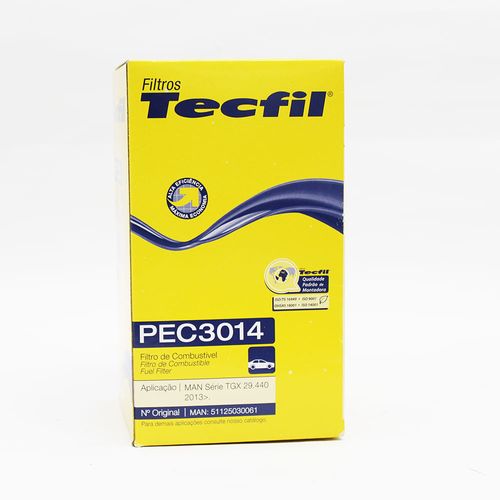 Filtro Combustível Tecfil pec3014 51125030061 - pu1059x