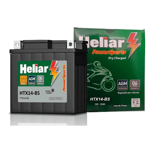 Bateria Heliar Htx14 Gs 750 / 800 / 850 / 1200 / 1250 V-Strom