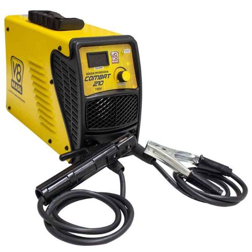 Máquina de Solda Combat 160 Amp 220v Monofásica Fonte Inversora - 20030 - V8 Brasil