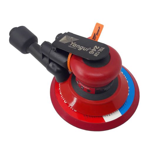 Lixadeira Orbital Pneumatica 6 10500Rpm Com Succao Hokit - Ygl128 - Yangui